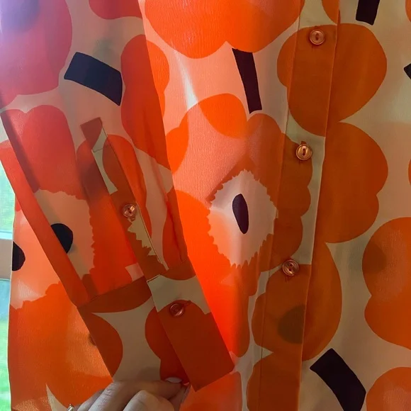 Marimekko Floral Button-Up Blouse - Picture 3 of 4